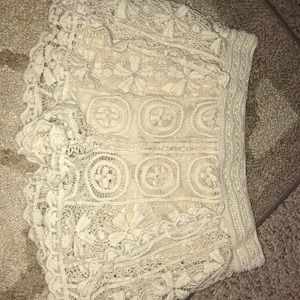 Lace shorts